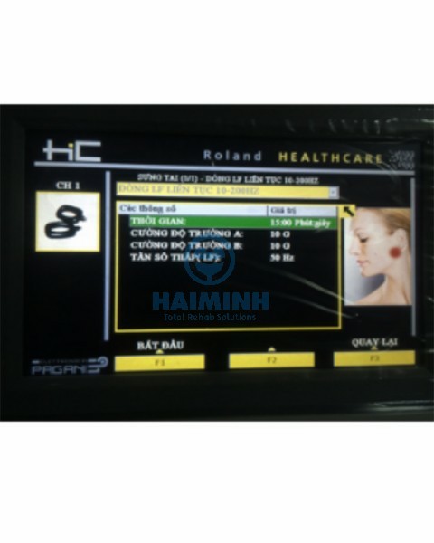 Máy từ trường điều trị toàn thân có phần mềm Tiếng Việt 0